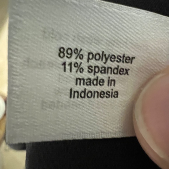 Lane Bryant Black belted wide leg Jumpsuit - Picture 4 of 4